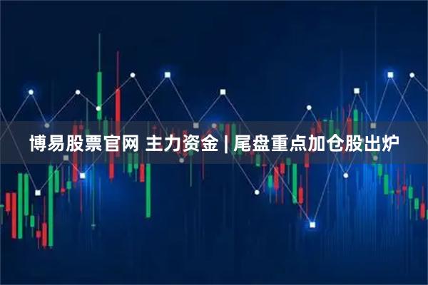 博易股票官网 主力资金 | 尾盘重点加仓股出炉