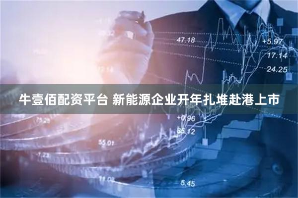牛壹佰配资平台 新能源企业开年扎堆赴港上市