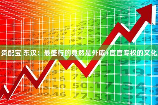 资配宝 东汉：最盛行的竟然是外戚+宦官专权的文化